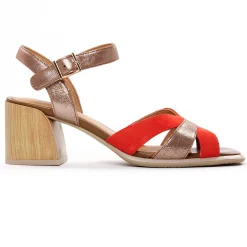 Nu-Pieds Talons Hauts Fugitive Glasco Orange