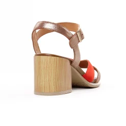 Nu-Pieds Talons Hauts Fugitive Glasco Orange