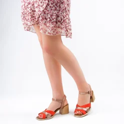 Nu-Pieds Talons Hauts Fugitive Glasco Orange