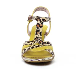 Nu-Pieds Talons Hauts Laura Vita Hucmiso 01 Jaune