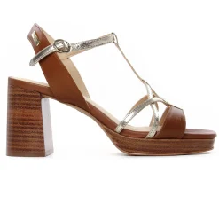 Nu-Pieds Talons Hauts Les Tropeziennes Limona Tan