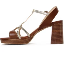 Nu-Pieds Talons Hauts Les Tropeziennes Limona Tan