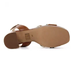 Nu-Pieds Talons Hauts Les Tropeziennes Limona Tan