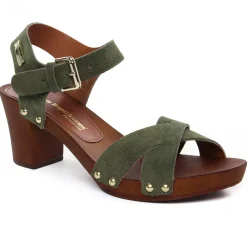 Nu-Pieds Talons Hauts Les Tropeziennes Toopino Kaki