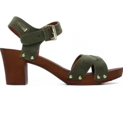 Nu-Pieds Talons Hauts Les Tropeziennes Toopino Kaki