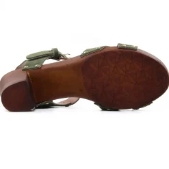 Nu-Pieds Talons Hauts Les Tropeziennes Toopino Kaki