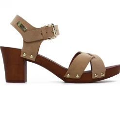 Nu-Pieds Talons Hauts Les Tropeziennes Toopino Taupe