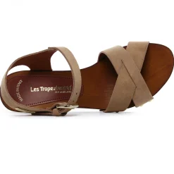 Nu-Pieds Talons Hauts Les Tropeziennes Toopino Taupe