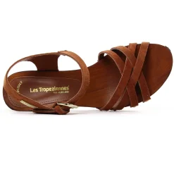 Nu-Pieds Talons Hauts Les Tropeziennes Toopaya Camel