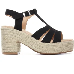 Nu-Pieds Talons Hauts Mtng Courtney 51820 Noir