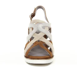 Nu-Pieds Talons Hauts Regarde Le Ciel Sylvie-63 Beige Marron