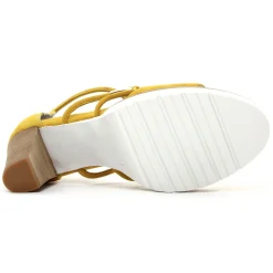 Nu-Pieds Talons Hauts Regarde Le Ciel Sylvie-47 Yellow