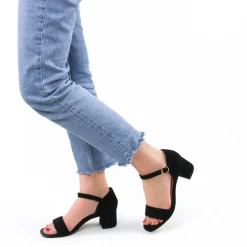 Nu-Pieds Talons Hauts Scarlatine 44814 Noir