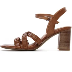 Nu-Pieds Talons Hauts Tamaris 28337 Muscat Cognac