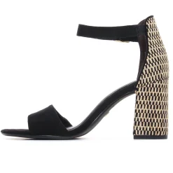 Nu-Pieds Talons Hauts Tamaris 28356 Black Comb