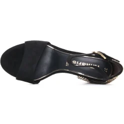 Nu-Pieds Talons Hauts Tamaris 28356 Black Comb