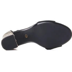 Nu-Pieds Talons Hauts Tamaris 28356 Black Comb