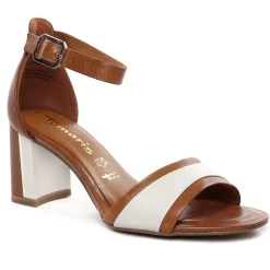 Nu-Pieds Talons Hauts Tamaris 28379 Muscat Wht Lea