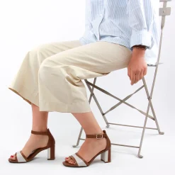 Nu-Pieds Talons Hauts Tamaris 28379 Muscat Wht Lea