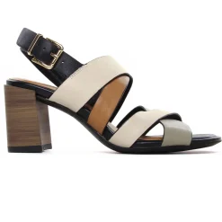 Nu-Pieds Talons Hauts Tamaris 28392 Ivory Comb