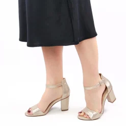 Nu-Pieds Talons Hauts Tamaris 28396 Champagne Met