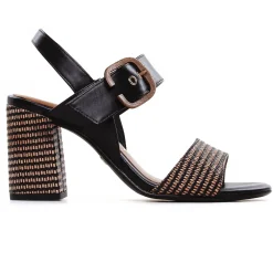 Nu-Pieds Talons Hauts Tamaris 28015 Black Comb