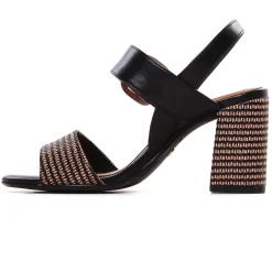 Nu-Pieds Talons Hauts Tamaris 28015 Black Comb