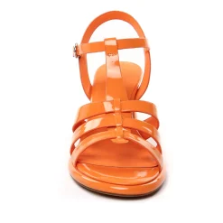 Nu-Pieds Talons Hauts Tamaris 28031 Orange Patent