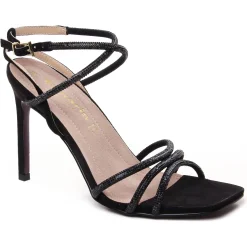 Nu-Pieds Talons Hauts Tamaris 28371 Black Crystal