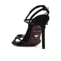 Nu-Pieds Talons Hauts Tamaris 28371 Black Crystal