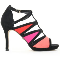 Nu-Pieds Talons Hauts Tamaris 28377 Black Comb