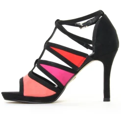 Nu-Pieds Talons Hauts Tamaris 28377 Black Comb