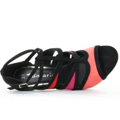 Nu-Pieds Talons Hauts Tamaris 28377 Black Comb