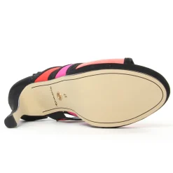 Nu-Pieds Talons Hauts Tamaris 28377 Black Comb