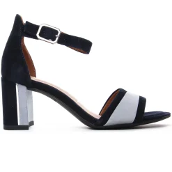 Nu-Pieds Talons Hauts Tamaris 28379 Navy Lt Blue