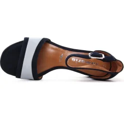 Nu-Pieds Talons Hauts Tamaris 28379 Navy Lt Blue