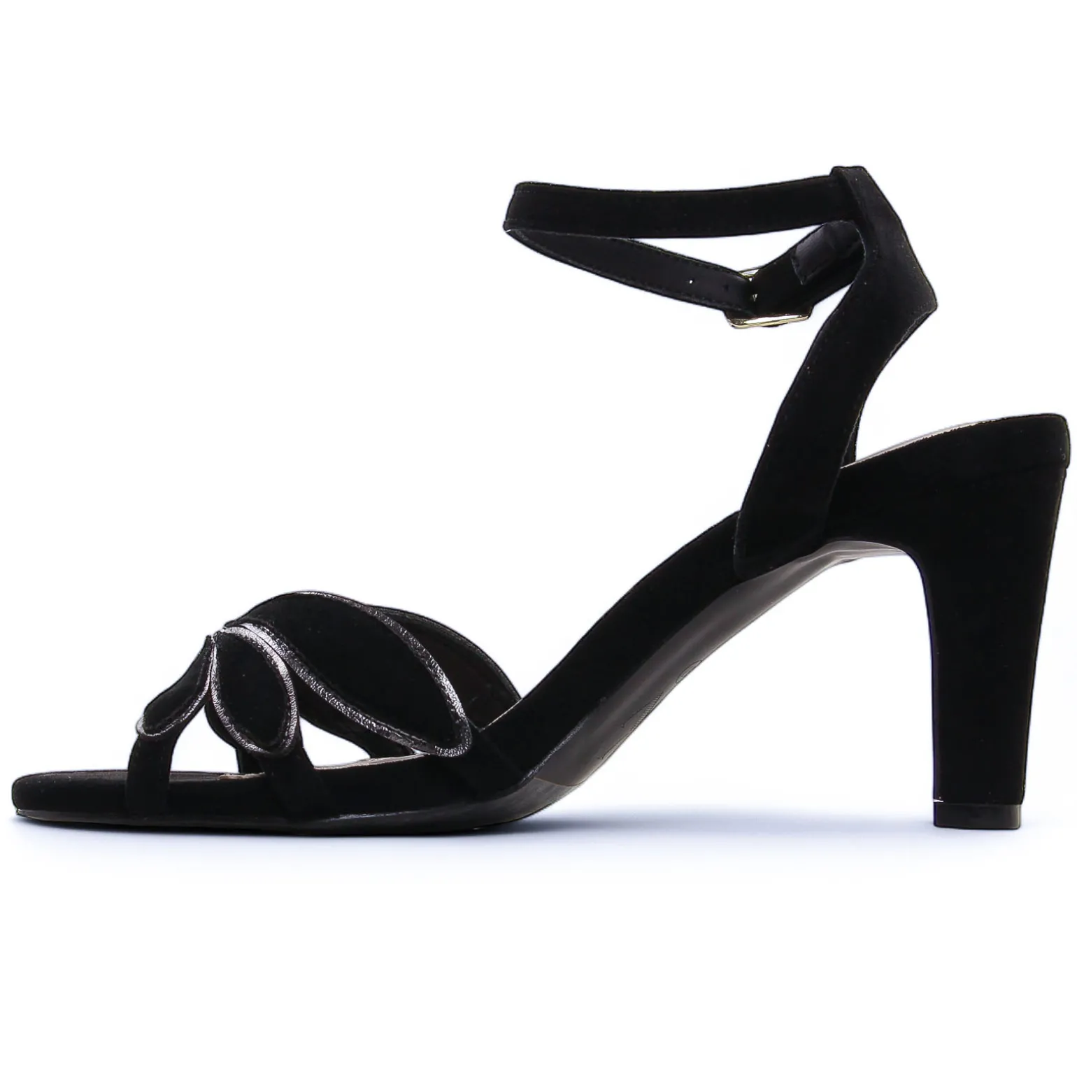 Nu-Pieds Talons Hauts Vanessa Wu Aveline Sd2768 Noir