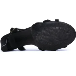 Nu-Pieds Talons Hauts Vanessa Wu Aveline Sd2768 Noir