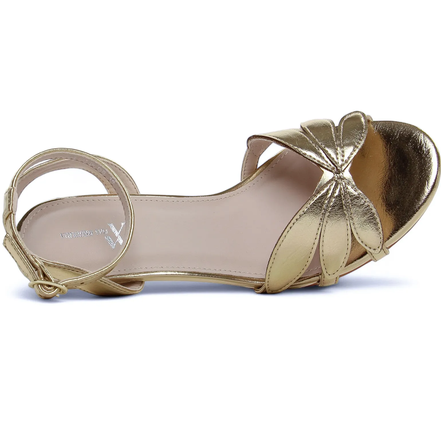 Nu-Pieds Talons Hauts Vanessa Wu Aveline Sd2768 Or