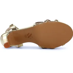 Nu-Pieds Talons Hauts Vanessa Wu Aveline Sd2768 Or