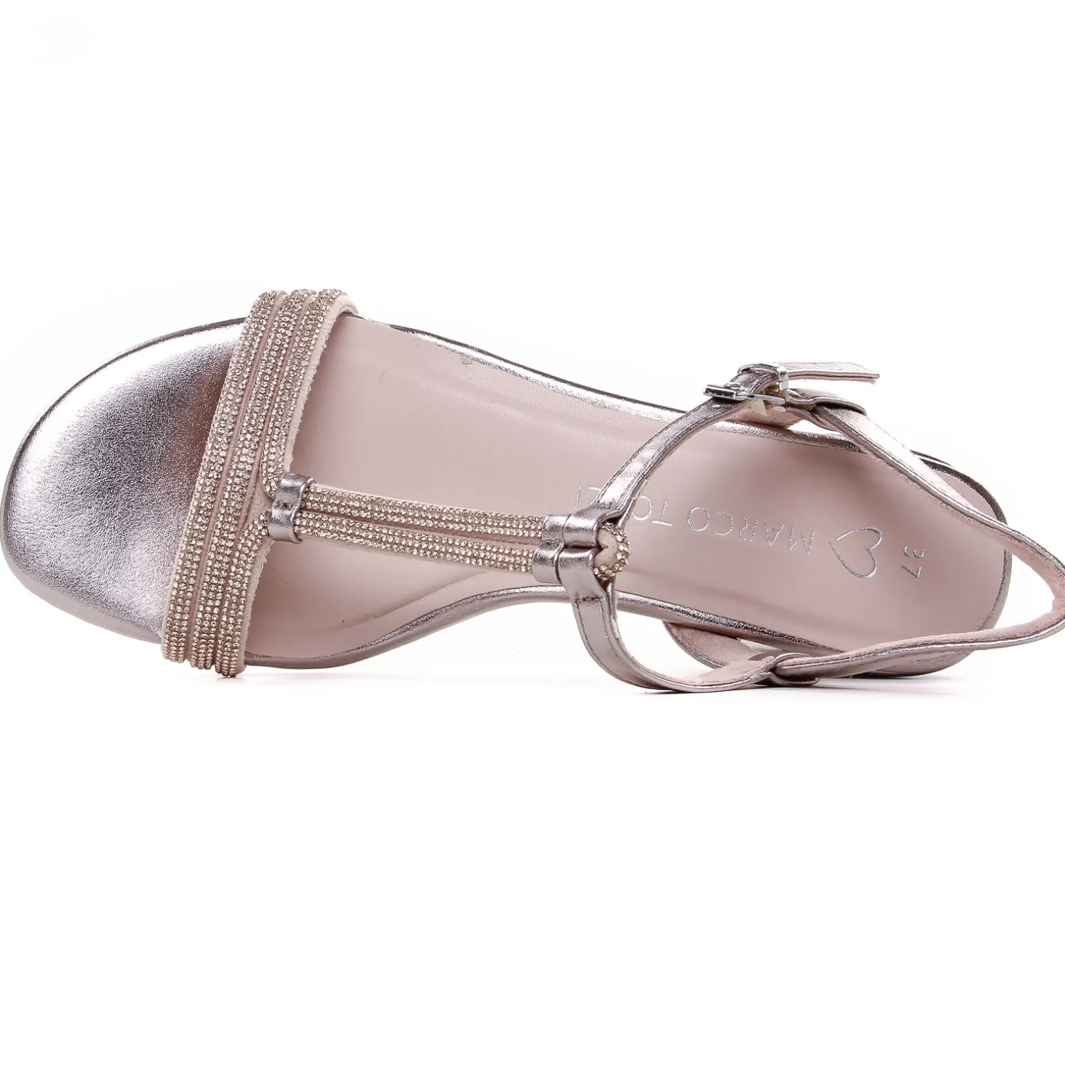 Nu-Pieds Trotteurs Marco Tozzi 28233 Rose Met Comb