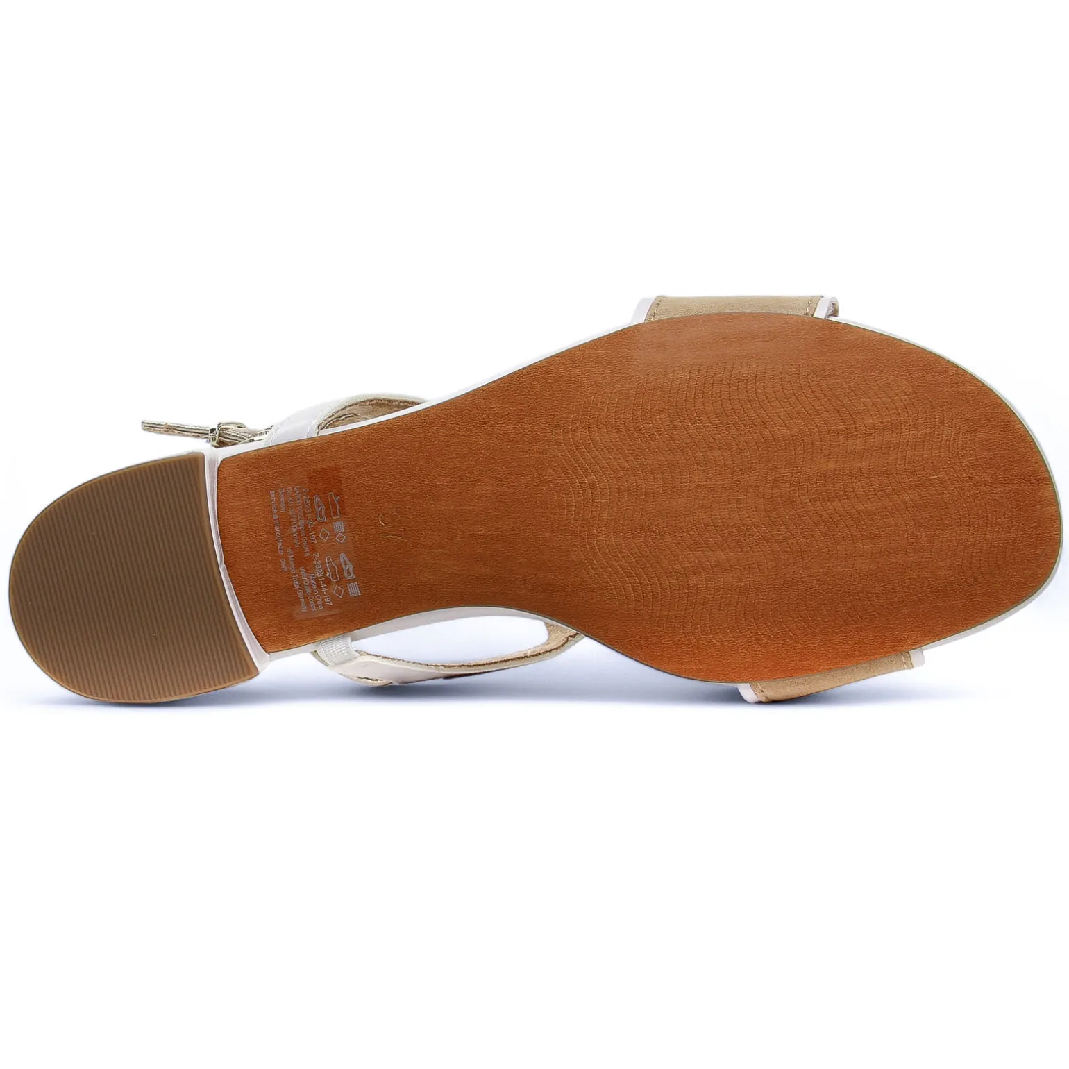 Nu-Pieds Trotteurs Marco Tozzi 28231 White Comb