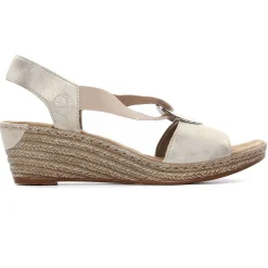 Nu-Pieds Trotteurs Rieker 624H6-60 Muschel