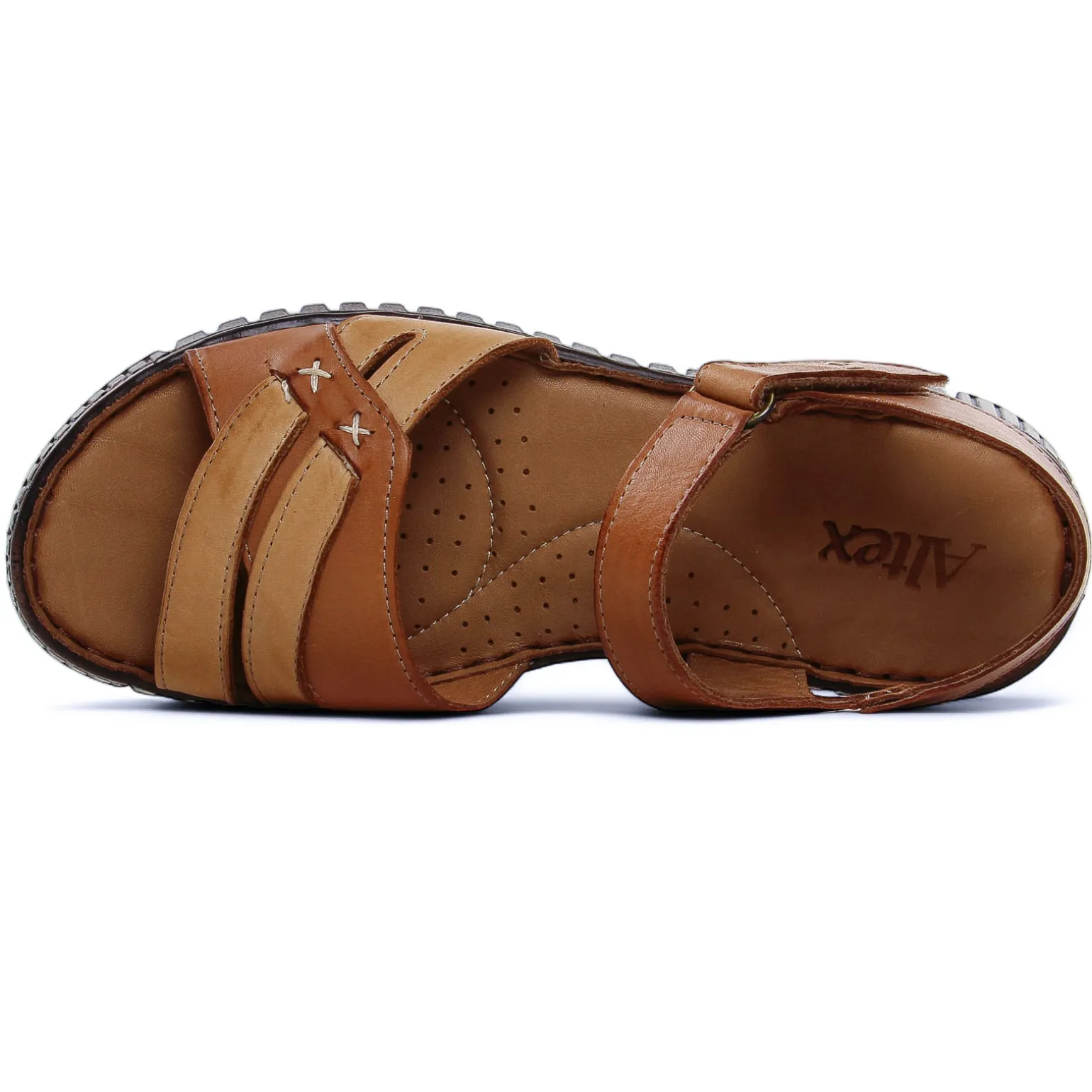 Sandales Altex Huguette Tan Brun