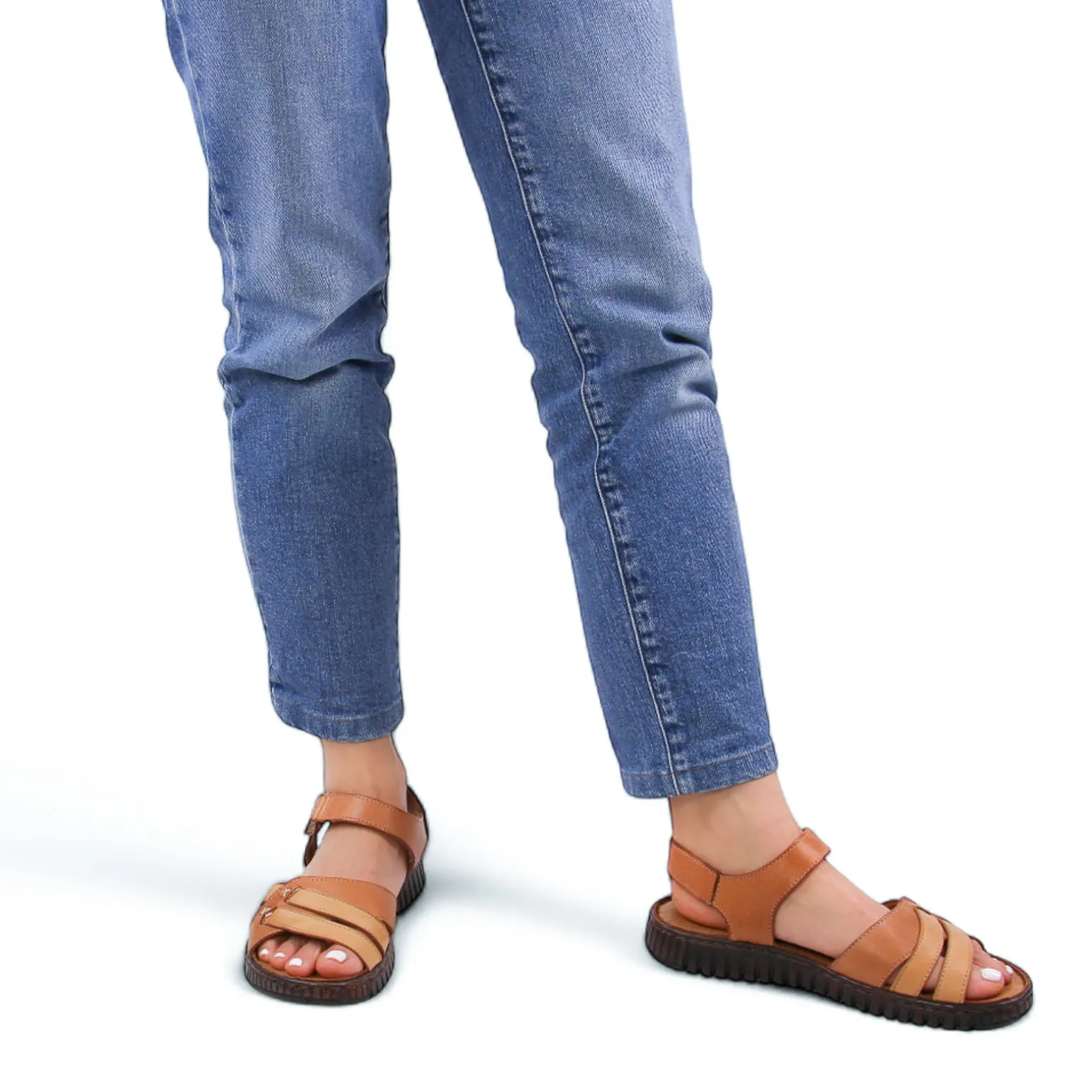 Sandales Altex Huguette Tan Brun