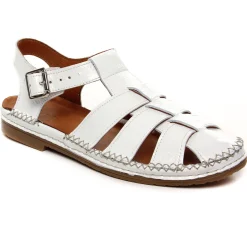 Sandales Coco Et Abricot Magescq Blanc