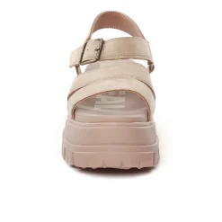 Sandales Compensées Buffalo 1602190 Beige