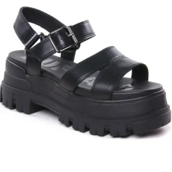 Sandales Compensées Buffalo 1602188 Black