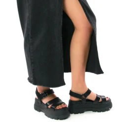 Sandales Compensées Buffalo 1602188 Black