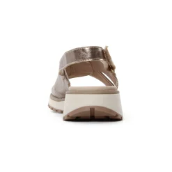 Sandales Compensées Caprice 28703 Taupe Metallic